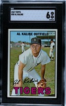 Al Kaline 1967 Topps Baseball Card #30- SGC Graded 6 EX-NM (Centered/HOF/Detroit - £69.94 GBP