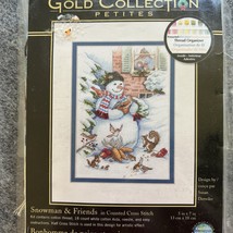 Dimensions, Gold Collection, 18 Count &quot;Snowman &amp; Friends&quot; Cross Stitch, ... - $21.52