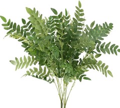 The Ailanda 2 Bundles Artificial Greenery Fake Plants Stems Spring Faux Shrub - £32.74 GBP