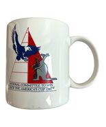 Vintage 1987 America's Cup Commemorative Mug National Committee to Win Sailing - $16.20