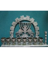 Menorah SILVERPLATED ORIGINAL MADE IN ISRAEL - $26.72