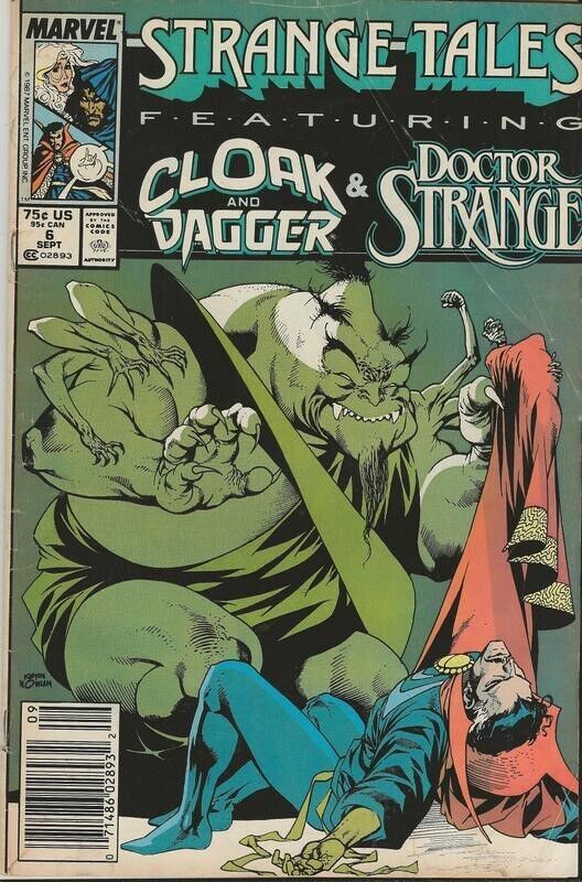 Strange Tales #6 ORIGINAL Vintage 1987 Marvel Comics w/ Spiderman Wedding Ad - $14.84