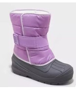 Kids Asher Winter Boots Cat &amp; Jack Purple Size 3 - $454.27 MXN