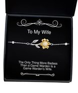 Epic Wife Sunflower Bracelet, The Only Thing More Badass Than a Game War... - £38.51 GBP