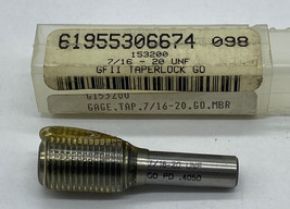 Unbranded 153200 Taperlock Plug Gage Go 0.4050, 7/16-20 UNF  - £22.86 GBP