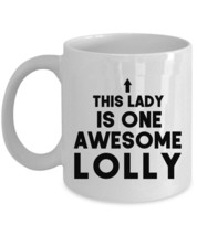 Awesome Lolly Coffee Mug Mothers Day Funny Lady Tea Cup Christmas Gift For Mom - £12.72 GBP+