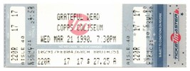 Grateful Dead Ticket Stub March 21 1990 Hamilton Ontario et Canada - $54.43