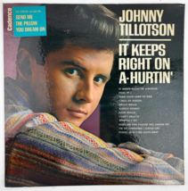 Johnny Tillotson – It Keeps Right On A-Hurtin Vinyl, LP 1962 Cadence – C... - $3.71