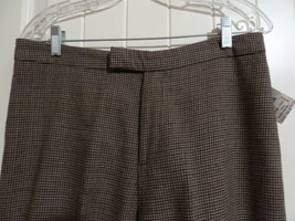 Briggs New York Women’s Pants Sz 12 Wool 100% Straight Trousers 32 waist... - $22.76