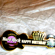 Hard Rock Cafe happy birthday 2009 Tampa Florida pinback - £13.93 GBP