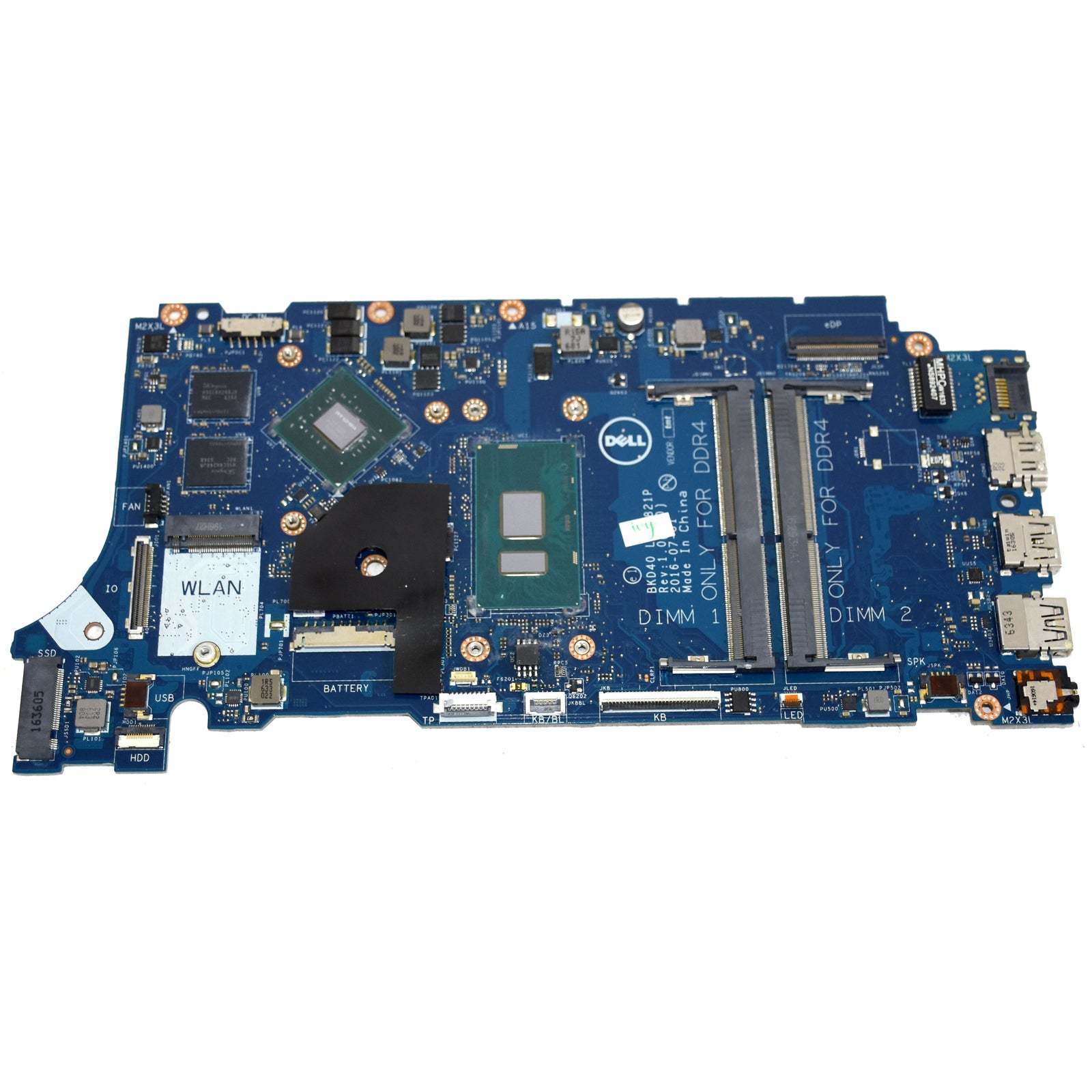 Dell Inspiron 7560 7460 Motherboard i5-7200U 2.5GHz Nvidia 940MX LA-D821P 5CPRV Item image 3