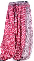 WINE COLOR BATIK MAHARANI TRIBAL GYPSY BOHEMIAN DELUXE ATS GYPSY PANTALO... - $79.19