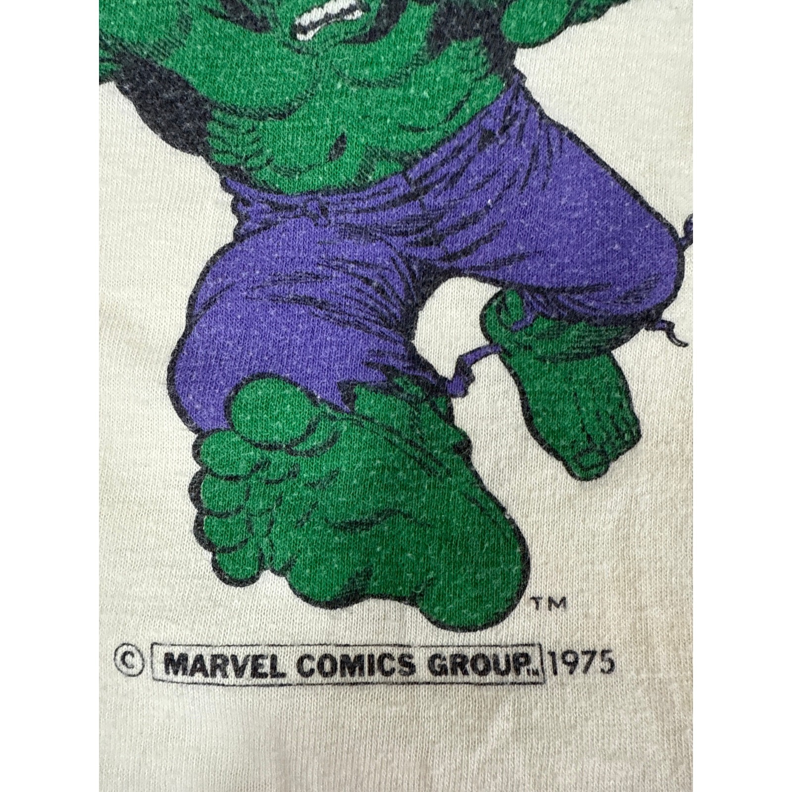 Vintage 1975 Incredible Hulk Marvel Superhero tank top little boys 4-6 Item image 2