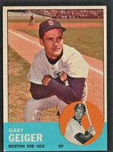  Boston Red Sox Gary Geiger 1963 Topps Baseball Card # 513   ! - $16.50