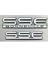 OEM Pontiac Bonneville SSE Door & Trunk Emblem Name Plates 1994-95 Gold & White - £10.21 GBP