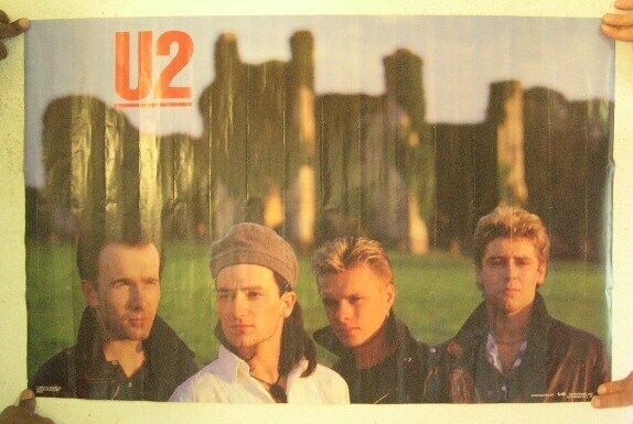 U2 Poster Fascia Colpo Presto 80s - $54.07