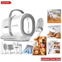 Cordless Pet Grooming Vacuum &amp; Clipper Set for Effortless Home Grooming - $231.61