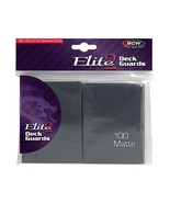 PACK OF 100 Standard Sized Deck Guards - Elite2 - Matte - Cool Gray - £7.72 GBP