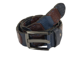 Men Genuine Leather Belt PIERO ROSSI Turkey Croc print Hand Stitch 69 Br... - £35.88 GBP