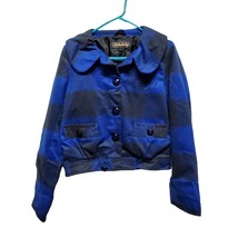 Fabulosity Jacket Size M New Blue and Black - £25.17 GBP