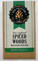 Mens Beer Collection 1992 Infused Spiced Woods Masculine Bath Bar 8 oz - £10.94 GBP