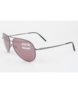 Serengeti MEDIUM AVIATOR Shiny Gunmetal / Polarized Sedona Sunglasses 80... - $379.05