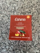 Caress Mango and Almond Oil Beauty Bar Soap 3.75 oz ea  3 Bars - $182.30 MXN