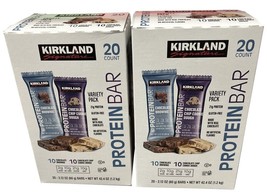 2 Packs Kirkland Signature Chocolate Protein Bar  - 20 Pieces - £44.21 GBP