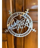 SLAYER Stainless Steel Logo Haunting The Chapel Hanneman 12&quot; - $39.55