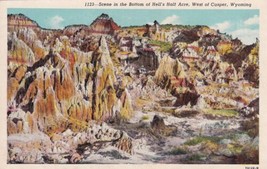 Casper Wyoming WY Bottom at Hell&#39;s Half Acre Postcard C17 - £2.30 GBP