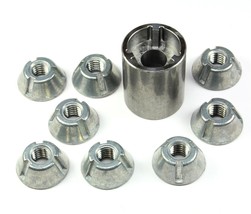 Installation Tool + 8pcs 5/16-18 Tri-Groove Tamper Proof Security Nuts L... - £45.35 GBP