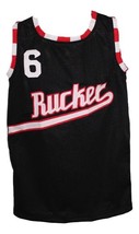 Custom Name # Rucker Park 1977 Retro Basketball Jersey New Sewn Black Any Size image 4