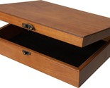 We Games Old World Wooden Treasure Box With Brass Latch (Light Cherry Fi... - £35.65 GBP