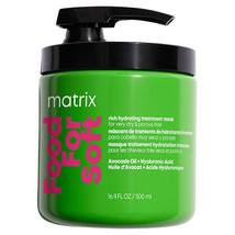 Matrix Food For Soft Rich Hydrating Treatment Mask/Very Dry Hair 16.9 oz-2 Pack - £59.12 GBP