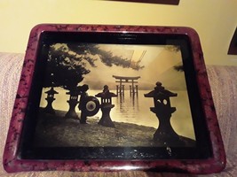 Japonais Orotone Photo De Itsukushima Shrine (Simple Pièce) - £703.64 GBP