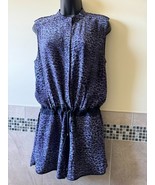 Rebecca Taylor Silk Purple Black Print Romper SZ 8 NWOT - $1,639.15 MXN