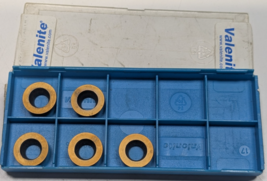 Pack of 5 Unused Valenite RDEW120400B RDEW43B 5045 Indexable Carbide Ins... - $24.74