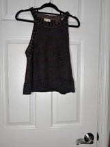 SILENCE + NOISE UO Multi-colored Knit Sweater Tank Size S - $280.07 MXN