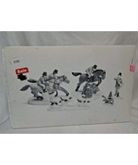 Dept 56 TALLY HO Fox Hunt Horses 1995 Retired Heritage Village 58391 Wit... - $29.10