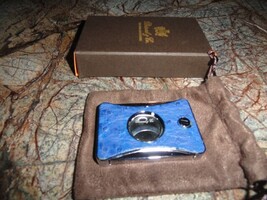 Brizard and Co. - "Elite Series 2" Cutter - Blue Ostrich and Camel Color Leather image 7