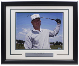 Jack Nicklaus Signed Framed 11x14 Golf Photo BAS LOA AB51358 - £343.95 GBP