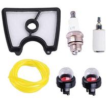 Shnile 545112101 Air Filter + Fuel Filter Line Spark Plug Primer Bulb Compatible - £6.91 GBP