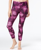 Gaiam Womens Om Willa Printed Cropped Leggings size X-Small Color Purple Wine - £34.99 GBP