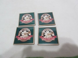 4 Buttons Pin Pinbacks The Anheuser Busch Collectors Club Beer Square Rare - £9.64 GBP