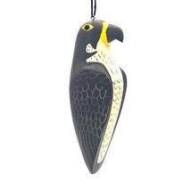Peregrine Falcon Bird Fair Trade Nicaragua Wood Handcrafted Ornament - £13.37 GBP