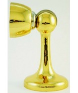 Polished Brass ~ Designer Magnetic Door Stop / Holder ~ MX2-BR - £5.11 GBP