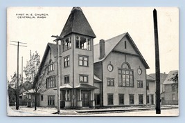 First Methodist Episcopal Church Centralia Washington WA UNP DB Postcard Q9 - £3.84 GBP
