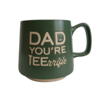 Dad You&#39;re Teerrific Ceramic Coffee Mug Fathers Day Gift For Golfers w G... - $23.76