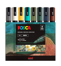 Markers Set, 8 Medium Paint Markers 5M Earth Tones Free Shipping - $26.14