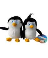 Set of 2 Penguins of Madagascar Plush Toys 7 inches NWT Soft - $21.16
